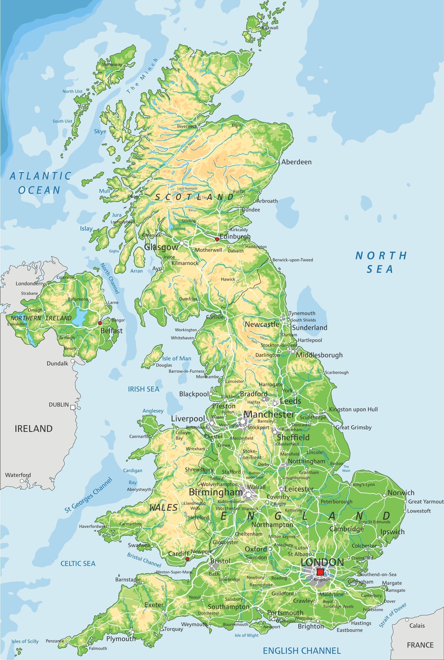 イギリス地図
